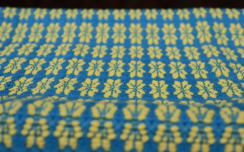 A photo of Tetyana's woven cloth